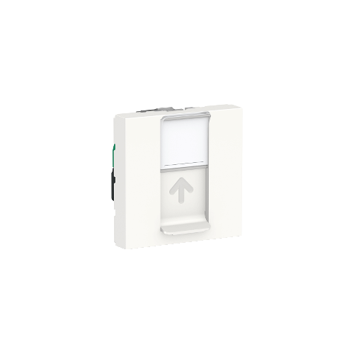  Розетка компьютерная, RJ45, одиночная, кат. 5е STP, 2 модуля, Белый Schneider Electric NU341318
