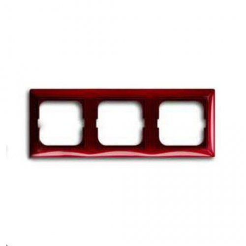  Рамка Basic 55 Foyer-red 3-постовая ABB 2513-97-507
