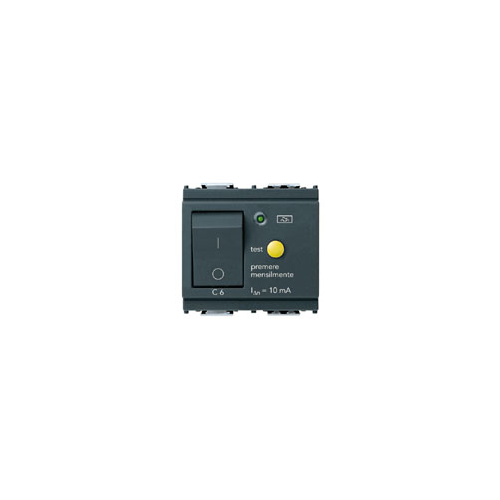  Выключатель термомагнитный /дифферн 1p+n c6 10ma серый Vimar Idea 16511.06