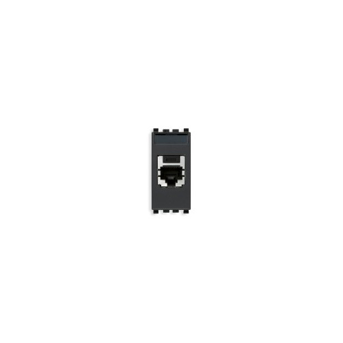  Розетка rj45 panduit cat 5e utp t568a/b Vimar Eikon 20340.2