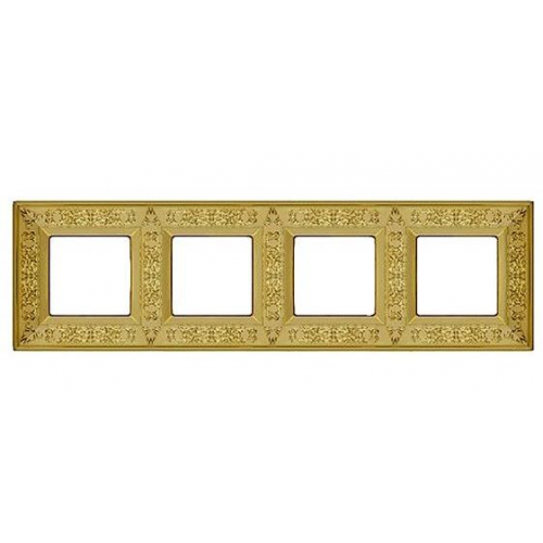  Рамка Granada Bright Gold 4-постовая Fede FD01414OB