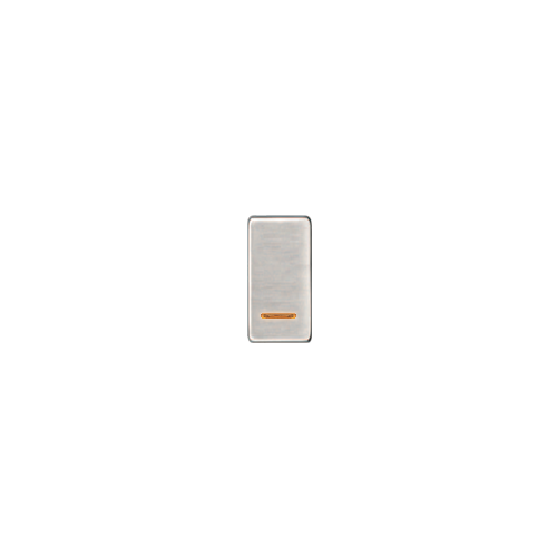  Клавиша для двухклавишных выключателей с подсветкой, цвет Nickel Satin FEDE FD04313NS