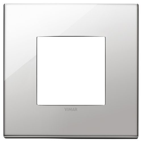  Рамка Eikon EXE Никель 2-модульная Vimar 22642.81