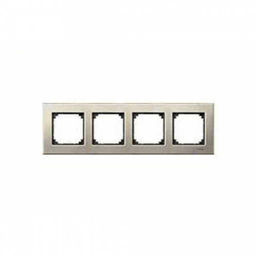  Рамка M-Elegance Титан 4-постовая Merten MTN403405