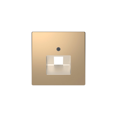 D-life центральная накладка для розетки 1-ной RJ45, шампань Merten MTN4521-6051