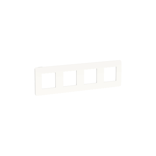  Рамка Unica Studio Color Белый 4-постовая Schneider Electric NU280818