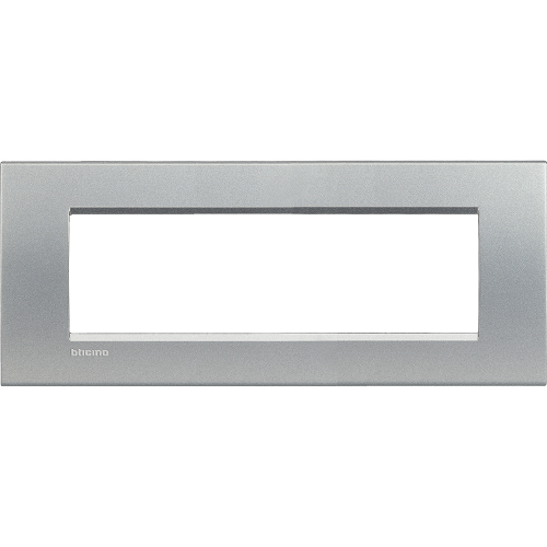  Рамка LivingLight Квадрат Алюминий 7 модулей Bticino LNA4807TE