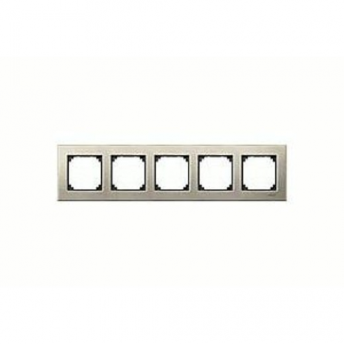  Рамка M-Elegance Титан 5-постовая Merten MTN403505