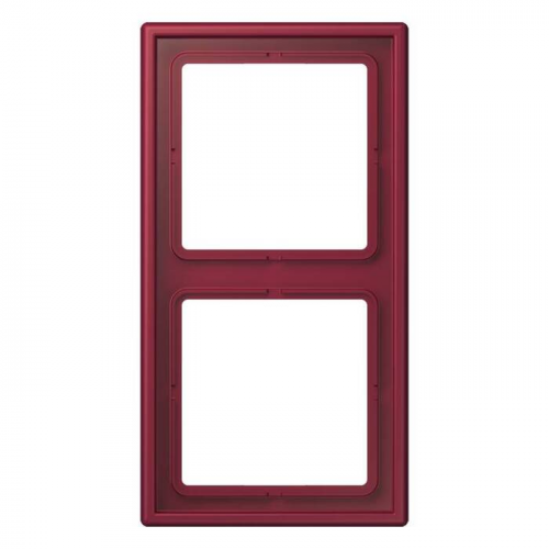  Рамка Les Couleurs Le Corbusier Le rubis 2-постовая Jung LC9824320M
