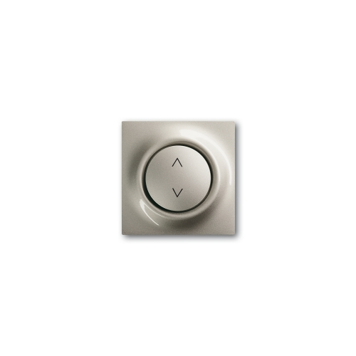  (6430-79), Клавиша для механизма электронного выключателя Busch-Jalousiecontrol 6411 U-101, 6411 U/S-101, 6418 U, реле 6402 U, серия impuls, цвет шампань-металлик, ABB 6430-0-0177