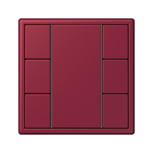  Les Couleurs® Le Corbusier KNX кнопочный модуль F 50 с тремя парами кнопок le rubis Jung LC503TSA4320M
