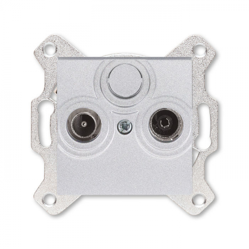 Розетка TV-R ABB Levit оконечная серебро 5011H-A03503 70W 2CHH083503A6070
