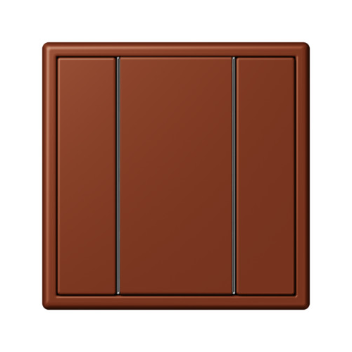  Les Couleurs® Le Corbusier KNX кнопочный модуль F 50 с одной парой кнопок terre sienne brulee 59 Jung LC501TSA4320D