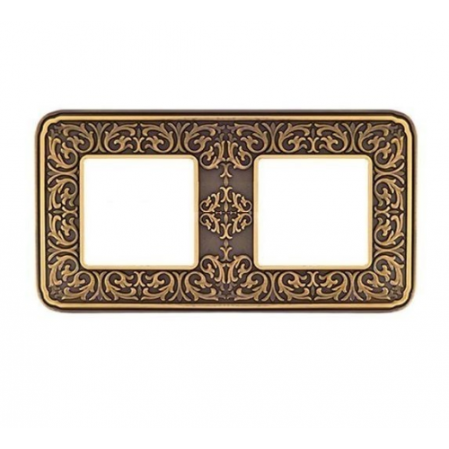  Рамка Emporio Bright Patina 2-постовая Fede FD01372PB