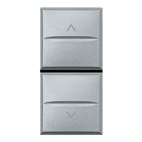  Axolute Кнопка двойная с блокировкой 1Р (NO) + 1Р (NO) 10 А 250 В~ Bticino HC4037