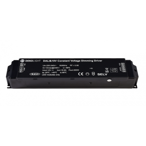 Блок питания Deko-Light BASIC, DIM, CV, 200AD-12V, DALI-Bus / Push / 1-10V 862160
