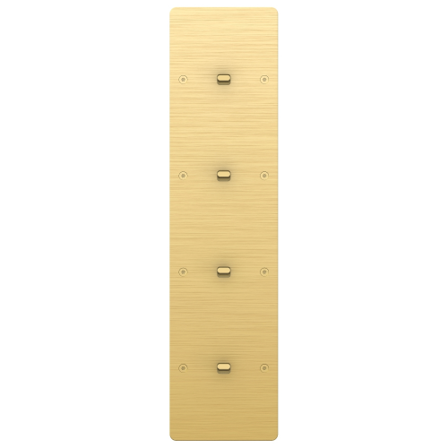 Schneider Electric Sequence 5 SEQ5 Выключатель кнопочный Х4 Тумблерный, Матовое золото S800246C