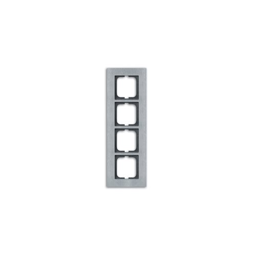  Рамка Carat Глянцевый хром 4-постовая ABB 1724-826-101