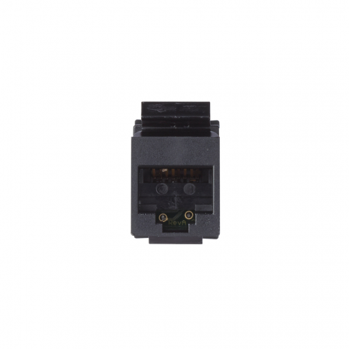  Коннектор AMP, UTP (RJ45), кат.6, S27, S73L, S82, S82N, S82C, S88, S82 Detail, чёрный Simon 75544-39