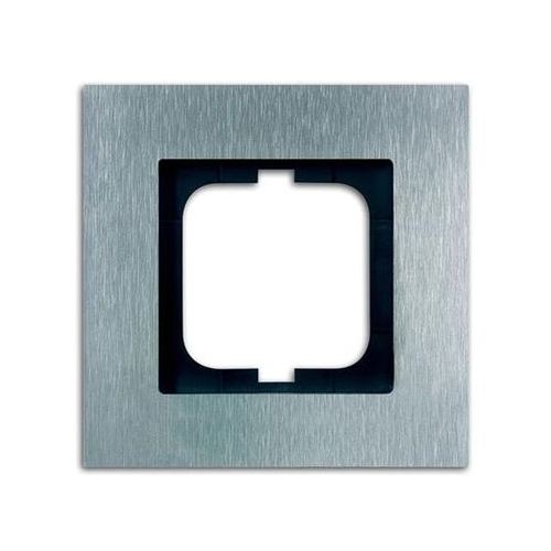  Рамка Carat Сталь 1-постовая ABB 1754-0-4254