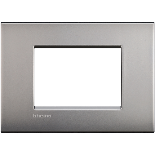  Рамка LivingLight Air Никель матовый 3 модуля Bticino LNC4803NK