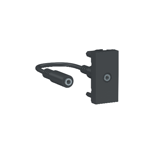  Розетка Minijack, 1 Модуль, Антрацит Schneider Electric NU343354