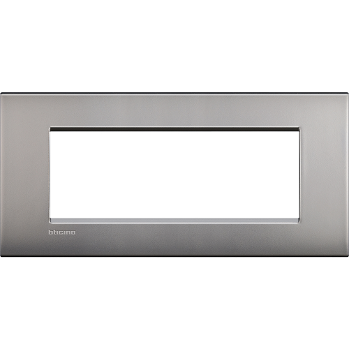  Рамка LivingLight Air Никель матовый 7 модулей Bticino LNC4807NK