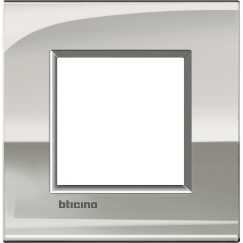  Рамка LivingLight Air Палладий 2-модульная Bticino LNC4802PL