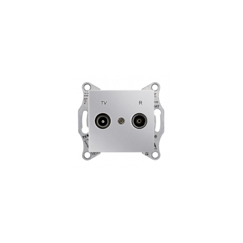  TV\R розетка оконечная, алюминий Schneider Electric SDN3301660
