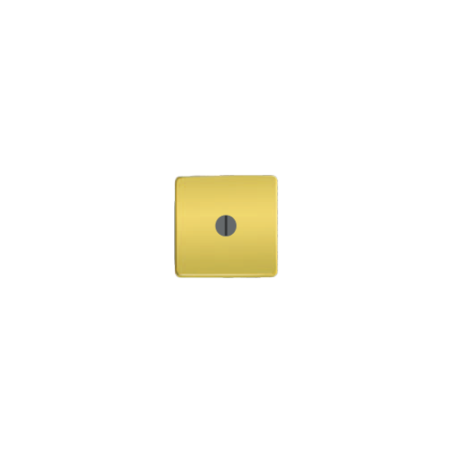  Поворотный выключатель "с трех мест" без лампы подсветки, цвет Bright Gold FEDE FD03130-OB