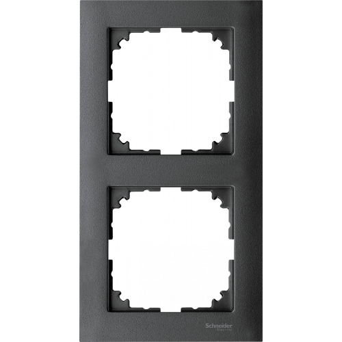  Рамка M-Pure Антрацит 2-постовая Merten MTN4020-3614