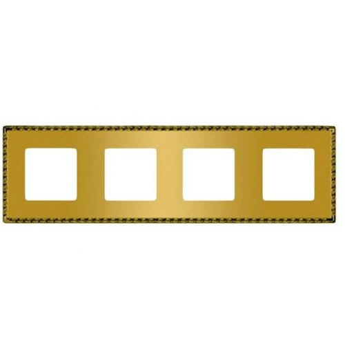  Рамка Toledo Real Gold 4-постовая Fede FD01214OR