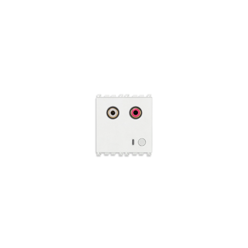  Аудио вход rca 2m, белый Vimar Arke 19582.B