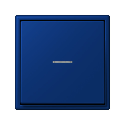  Les Couleurs® Le Corbusier Клавиша для выключателя/кнопки с окошком для подсветки bleu outremer fonce Jung LC990KO54320T