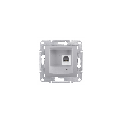  Телеф. розетка, алюминий Schneider Electric SDN4101160