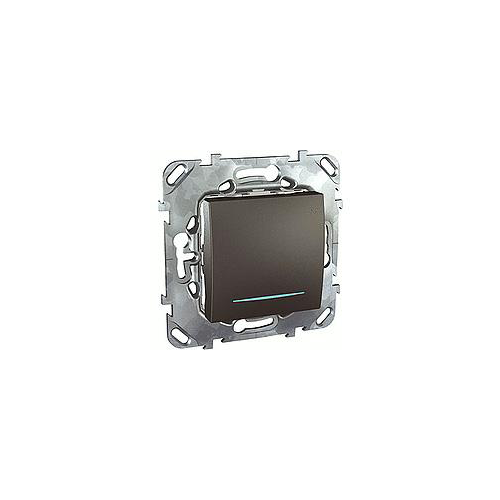  Одноклавишный выключатель (сх.1) с инд. ламп, графит Schneider Electric MGU5.201.12NZD