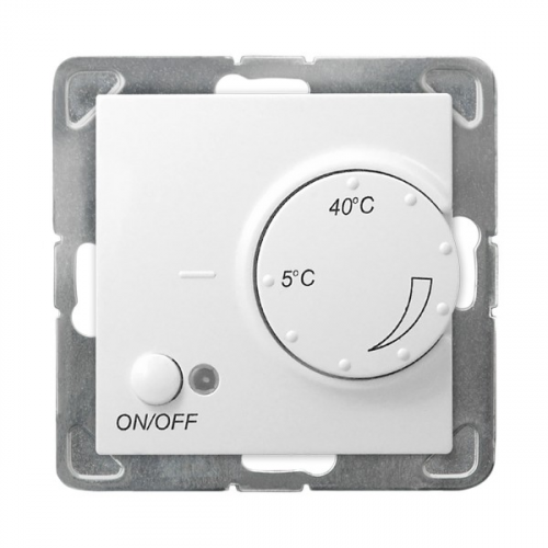 Ospel Impresja Белый Регулятор для теплого пола с датчиком RTP-1Y/m/00