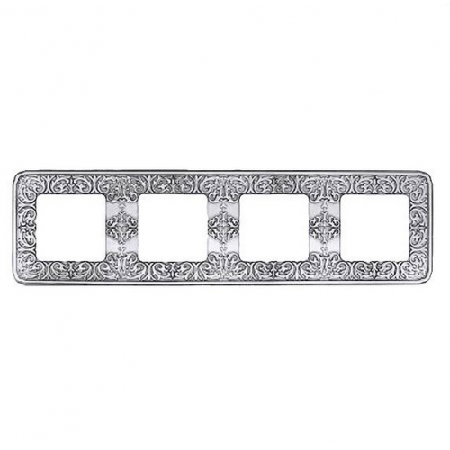  Рамка Emporio Bright chrome 4-постовая Fede FD01374CB