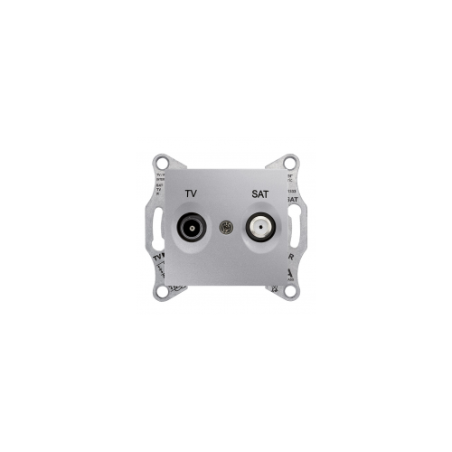  TV\SAT розет. проходная, алюминий Schneider Electric SDN3401960