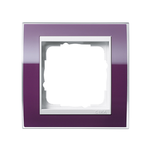  Рамка Event Clear Фиолетовый / Белый 1-постовая Gira 0211753