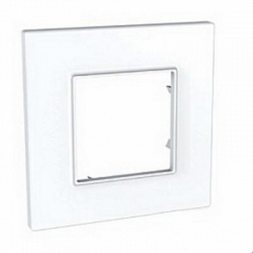  Рамка Unica Quadro Белый 1-постовая Schneider Electric MGU2.702.18