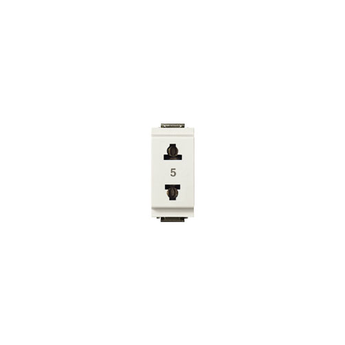  Розетка 2p 15a us + eu d4,8 белая Vimar Idea 17044.B