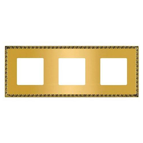  Рамка Toledo Real Gold 3-постовая Fede FD01213OR