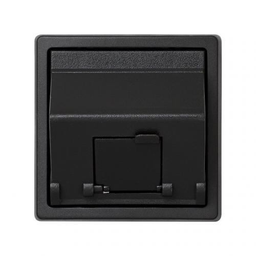  Адаптер для 1 коннектора RJ45 (KEYSTONE, AMP, Brand-Rex, KRONE), наклонное подключение, Simon 73 Loft, гр 73085-62