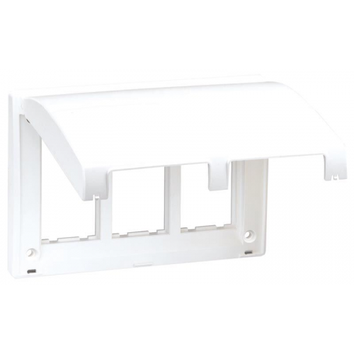  Рамка на 4 S-модуля с крышкой к монт.коробке SBM250, Сима Про, SC, белый Simon SBMT402-9