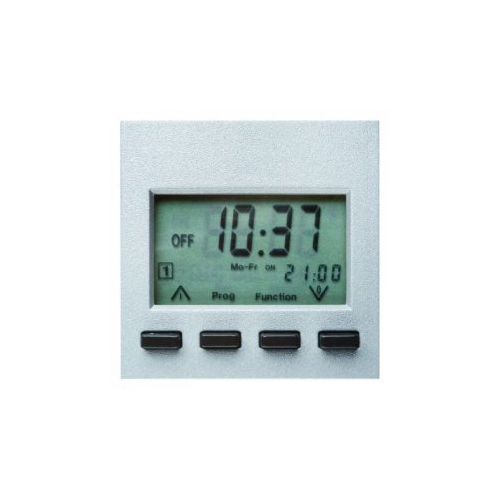  Таймер Easy с дисплеем цвет: алюминий, матовый B.1/B.7 Glas Berker 17351404