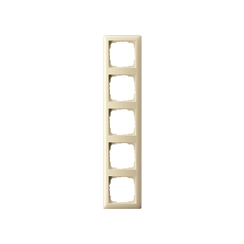  Рамка Standard 55 Кремовый глянец 5-постовая Gira 021501
