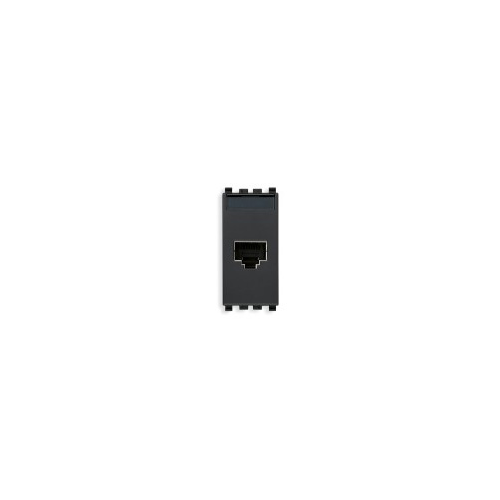  Розетка rj45 netsafe cat5e ftp 110 Vimar Eikon 20339.5