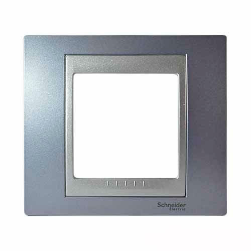  Рамка Unica Top Берилл / Алюминий 1-постовая Schneider Electric MGU66.002.098