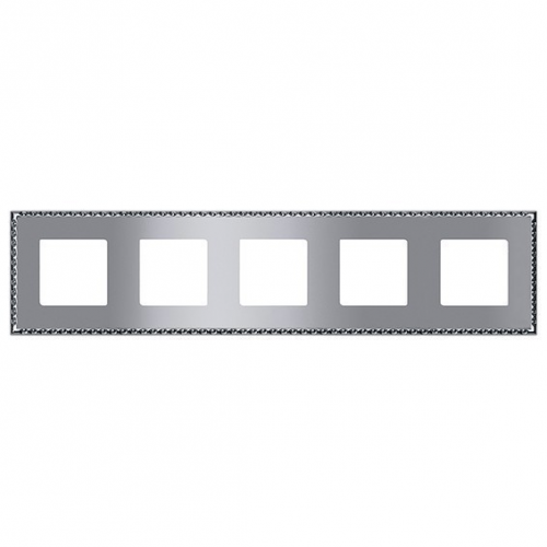  Рамка Toledo Bright chrome 5-постовая Fede FD01215CB